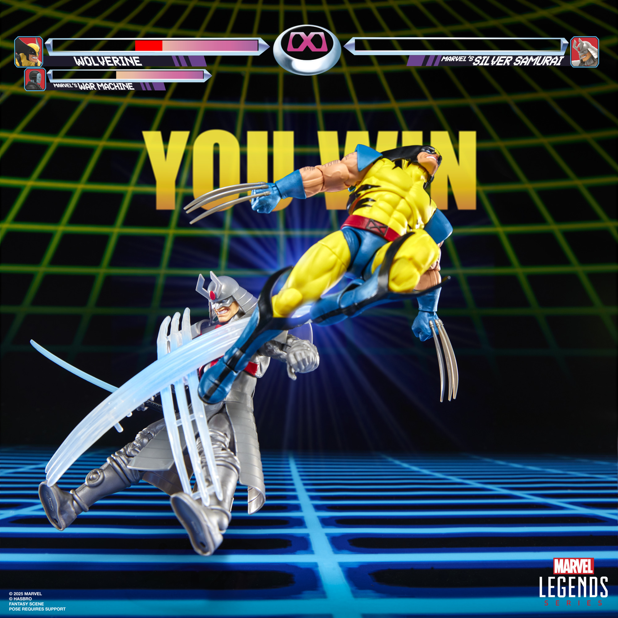 G0624 Marvel Legends Series Gamerverse Wolverine vs Marvel's Silver Samurai