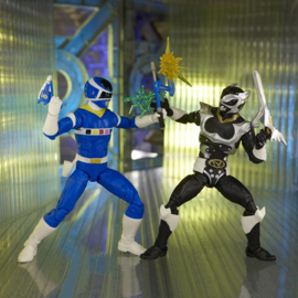 Power Rangers LC AF In Space Blue Ranger vs. Psycho Silver