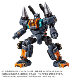 Takara Tomy T-Spark Diaclone DA-128 Tridigger <Ground Aarmored Units Ver.>