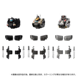 Takara Tomy Diaclone TM-21 Tactical Mover Ex Core & Armanent Set 1