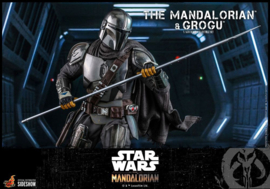HOT908754 Star Wars The Mandalorian 2-Pack 1/6 The Mandalorian & Grogu