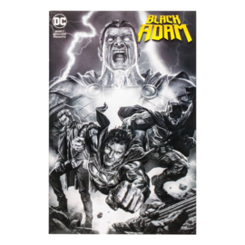 MCF15893 DC Direct Black Adam Batman Line Art Variant (Gold Label - SDCC)