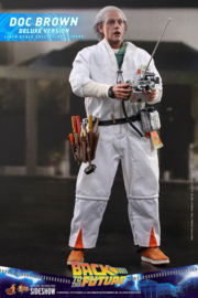 Hot Toys Back To The Future MM AF 1/6 Doc Brown Deluxe Version