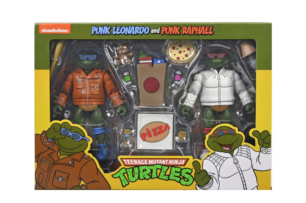 Neca Teenage Mutant Ninja Turtles Cartoon Punk Leo & Punk Raph