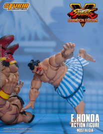 Street Fighter V Champion Edition Action Figure 1/12 E. Honda Nostalgia Costume