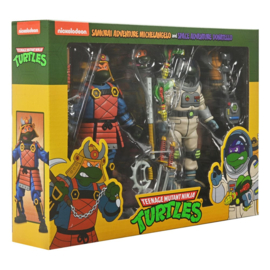 Teenage Mutant Ninja Turtles (Cartoon) 2 Pack Space Adventure & Samurai Turtles - Pre order