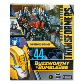 Transformers Buzzworthy Bumblebee Studio Series Optimus Prime