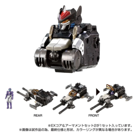 Takara Diaclone TM-23 Tactical Mover EX Core & Armament Set 2 - Pre order