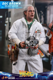 Hot Toys Back To The Future MM AF 1/6 Doc Brown Deluxe Version