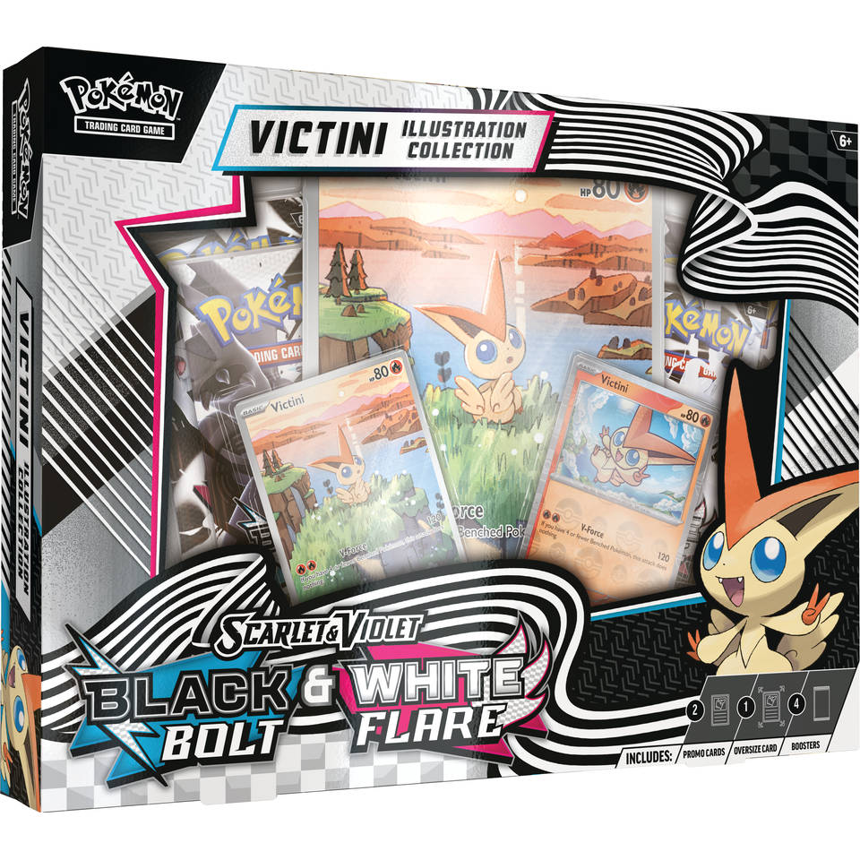 Pokemon TCG Black Bolt & White Flare Unova Victini Illustration Collection