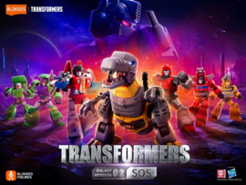Transformers Blokees Plastic Model Kit Galaxy Version 02 SOS