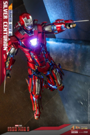 Hot Toys Iron Man 3 MM AF 1/6 Silver Centurion (Armor Suit Up Version) - Pre order