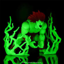 Jada Toys Ultra Street Fighter 2 Blanka Glow In The Dark Limited Exclusive