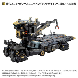 Takara T-spark Diaclone DA-122 Robot Base GX/FD < Build-Up Armanent Set>
