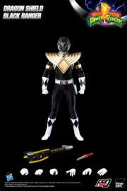 Mighty Morphin Power Rangers FigZero 1/6 Dragon Shield Black Ranger