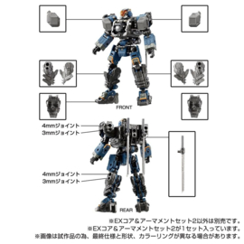 Takara Diaclone TM-23 Tactical Mover EX Core & Armament Set 2 - Pre order