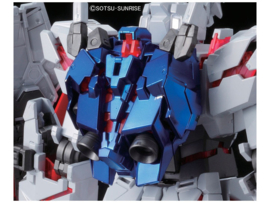 1/100 MG RX-0 Unicorn Gundam (Red or Green Frame Twin Frame Edition) Titanium Finish