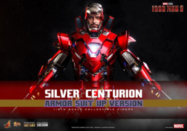 Hot Toys Iron Man 3 MM AF 1/6 Silver Centurion (Armor Suit Up Version) - Pre order