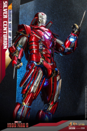 Hot Toys Iron Man 3 MM AF 1/6 Silver Centurion (Armor Suit Up Version) - Pre order