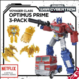 Hasbro Netflix Siege of Cybertron Voyager Optimus Prime