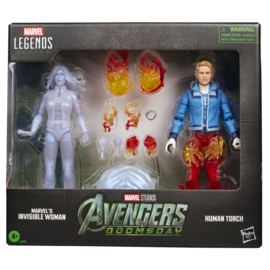 G2059 Marvel Legends Series Marvel's Invisible Woman & Human Torch