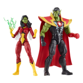 F7085 Avengers Marvel Legends Skrull Queen & Super-Skrull