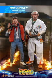 Hot Toys Back To The Future MM AF 1/6 Doc Brown Deluxe Version