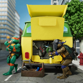 Super7 Teenage Mutant Ninja Turtles Ultimates Vehicle Party Wagon