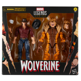 F9021 Wolverine 50th Marvel Legends Logan vs Sabretooth 2-Pack
