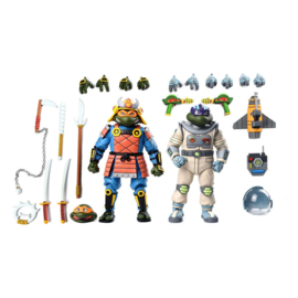 Teenage Mutant Ninja Turtles (Cartoon) 2 Pack Space Adventure & Samurai Turtles - Pre order