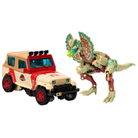 F7140 Transformers Collaborative Jurassic Park x Transformers Dilophocon and Autobot JP12