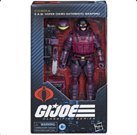 G1066 G.I. Joe Classified Series S.A.W. Viper (Semi-Automatic Weapon)