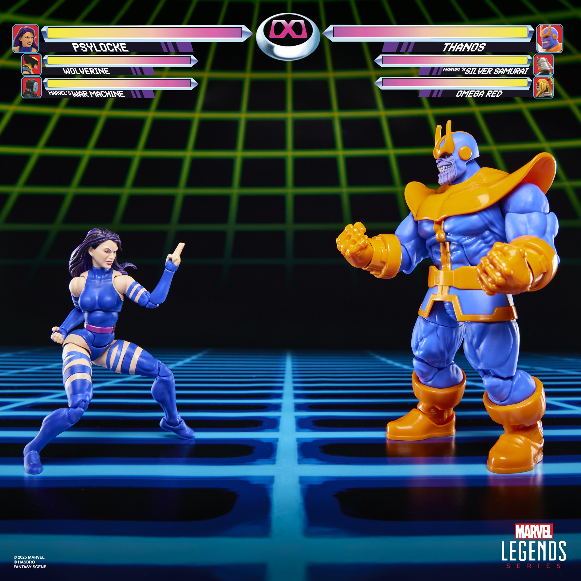 G0621 Marvel Legends Series Gamerverse Psylocke vs. Thanos