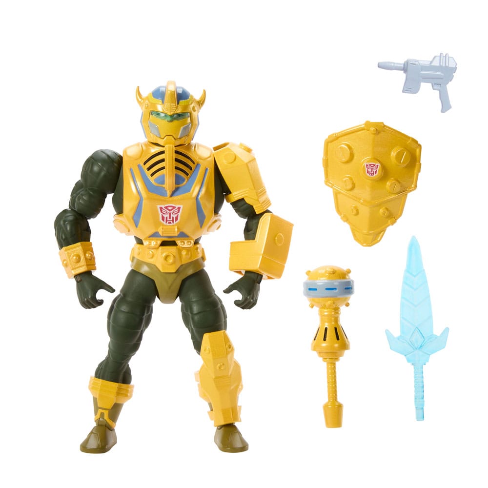 Masters of the Universe x Transformers Bumblebee Armor Man-At-Arms