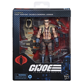 F9245 G.I. Joe Classified Series Chip 'Raptor' Talon & General Ledger