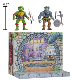 Playmates Teenage Mutant Ninja Turtles: Remastered Raphael vs. Rocksteady