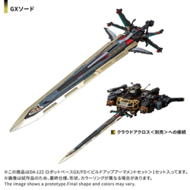 Takara T-spark Diaclone DA-122 Robot Base GX/FD < Build-Up Armanent Set>