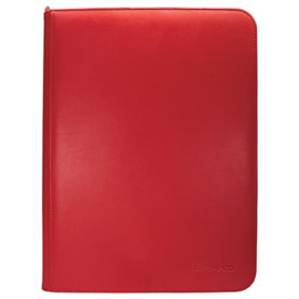 Ultra Pro - Vivid 9-Pocket Zippered Pro-Binder: Red