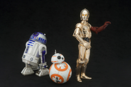 Star Wars ARTFX+ PVC Statue 1/10 R2-D2, C-3PO & BB-8