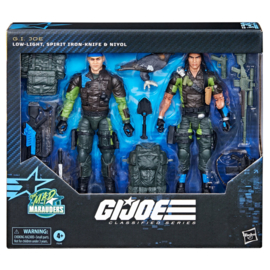 F9240 G.I. Joe Classified Series Mad Marauders Low-Light, Spirit Iron-Knife & Niyol