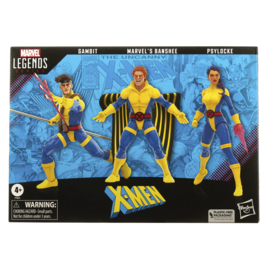 F7023 X-Men 60th Anniversary Marvel Legends Banshee, Gambit & Psylocke - Pre order