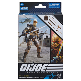 F7741 G.I. Joe Classified Series 6-Inch Desert Commando Snake Eyes