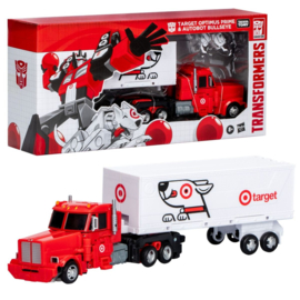 F9652 Transformers Target Optimus Prime and Autobot Bullseye 2 Pack