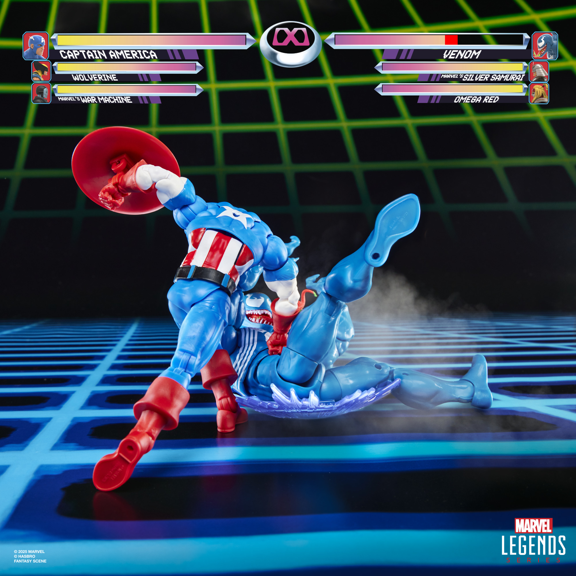 G0622 Marvel Legends Series Gamerverse Captain America vs Venom