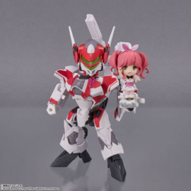 Macross Delta Tiny Session VF-31C Siegfried (Mirage Farina Jenius Use) with Makina Nakajima