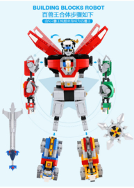 GeLiDa Toys No.16057 Building Blocks Robot