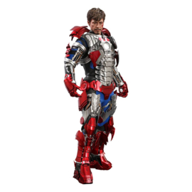 HOT908410 Iron Man 2 Movie Masterpiece Action Figure 1/6 Tony Stark (Mark V Suit Up Version)