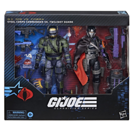 G0336 G.I. Joe Classified Series Steel Corps Commander Vs. Twilight Guard