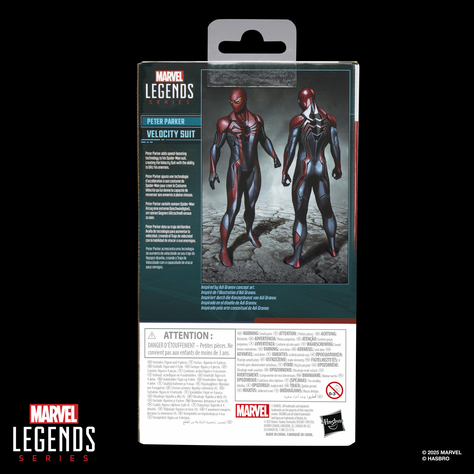G0636 Marvel Legends Series Gamerverse Velocity Suit Peter Parker