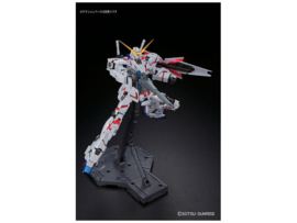 1/100 MG RX-0 Unicorn Gundam (Red or Green Frame Twin Frame Edition) Titanium Finish